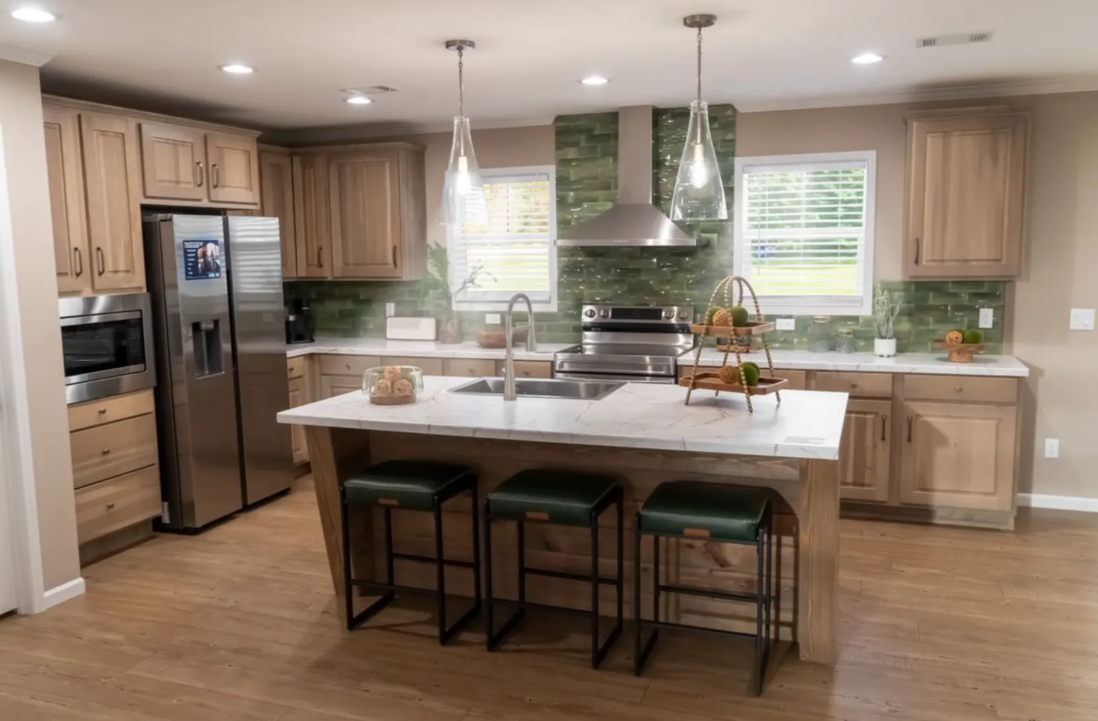 The mclemore kitchen home features