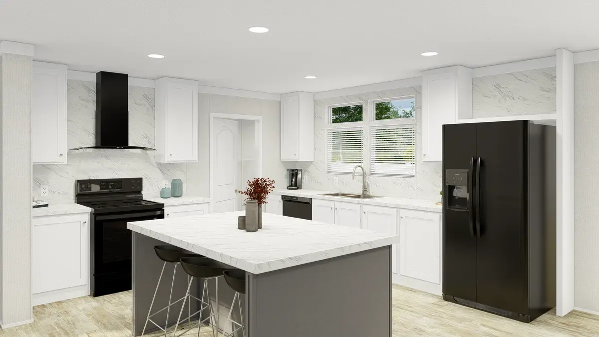 Grand living 76 kitchen home features