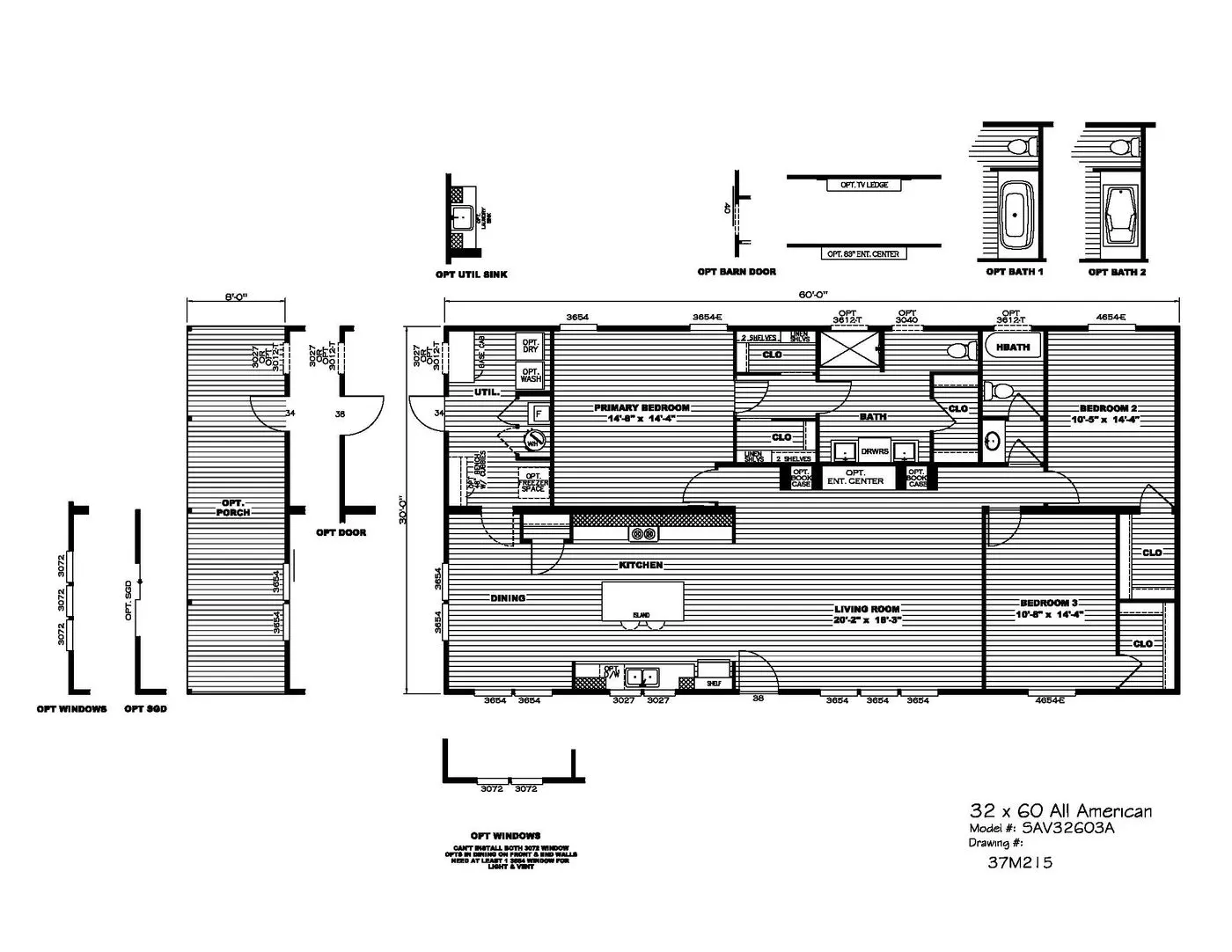 All American floor plan