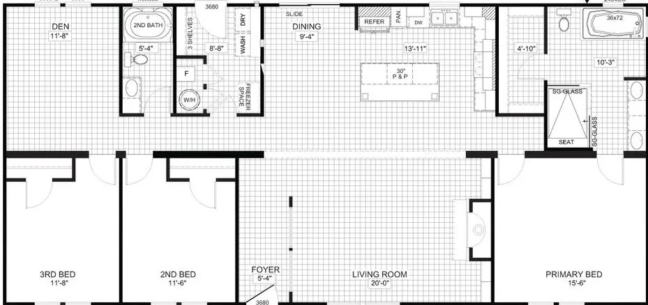 The Lloyd II floor plan