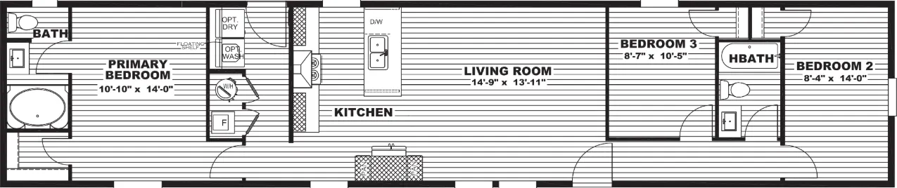 Magellan floor plan home features
