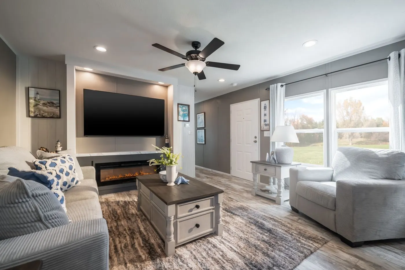 The THE DRIFTWOOD Kitchen. This Manufactured Mobile Home features 3 bedrooms and 2 baths.