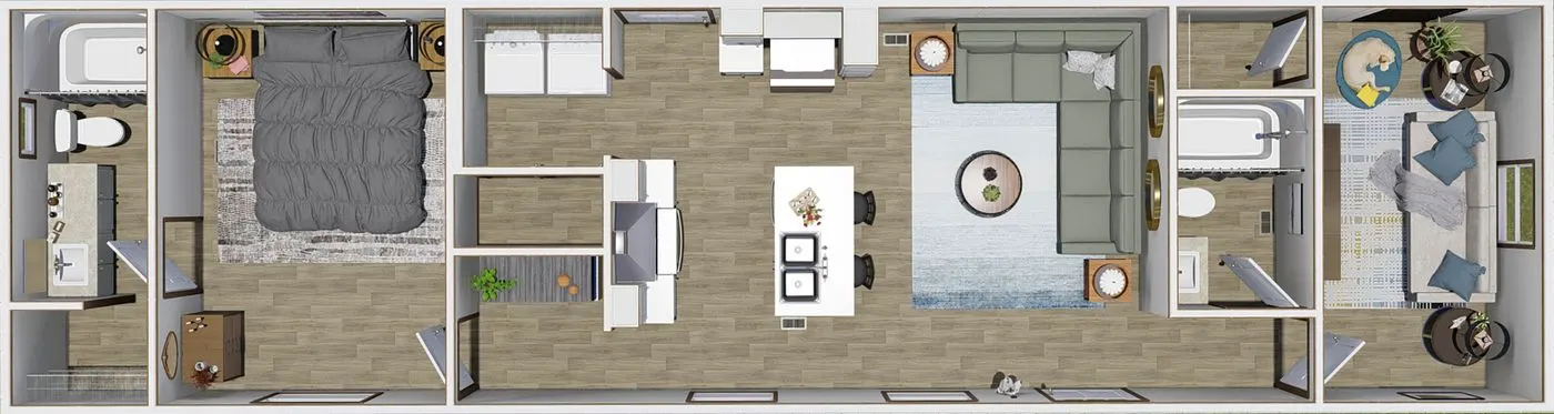 Spirit floor plan home features