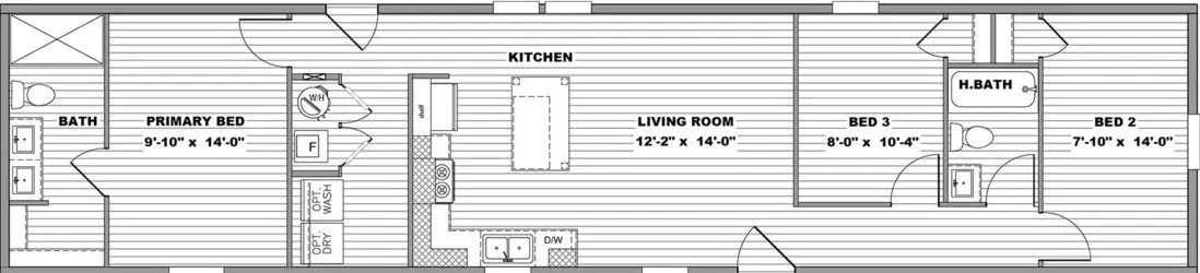 Beacon floor plan home features