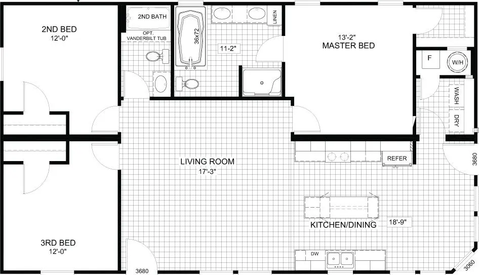 The maverick floor plan home features